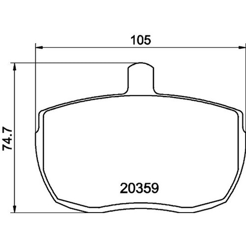 Don front brake - set, fits