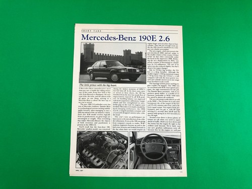 1987 mercedes benz - benz, 190