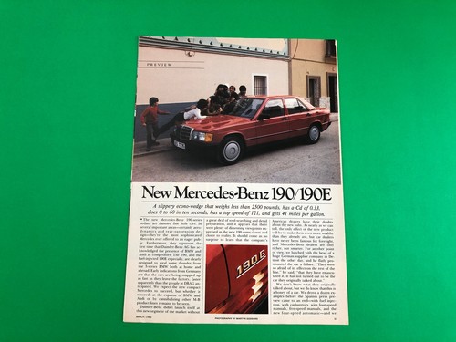 1983 mercedes benz 190e - 1983,
