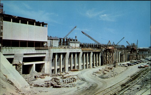 Lawrence river powerdam - st,