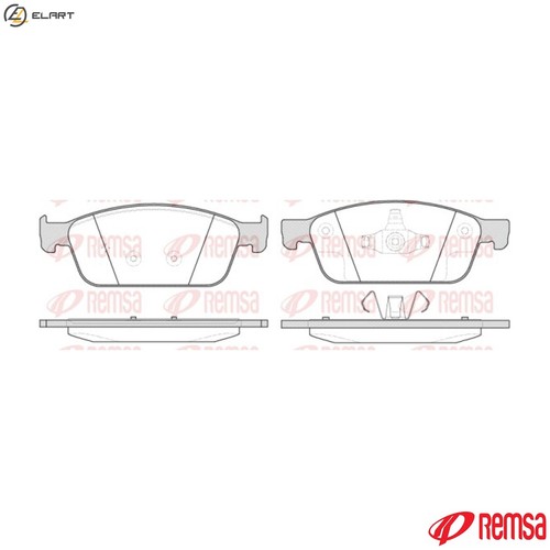 Brake pad set disc - pad,