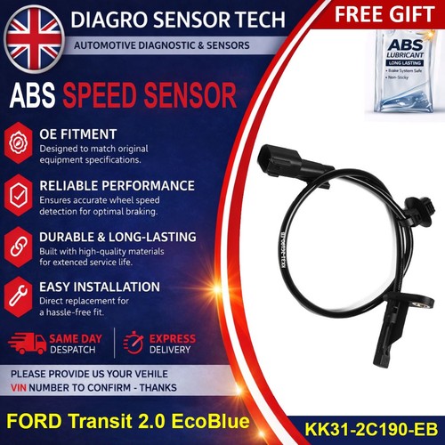 Rear abs speed - lh/rh, sensor