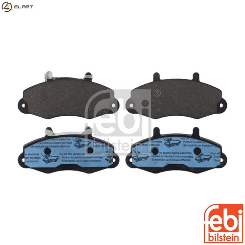 Brake pad set disc - set,