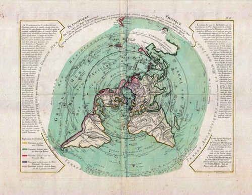 Flat earth map buache - –,