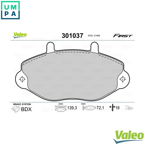 Brake pad set disc - pad,