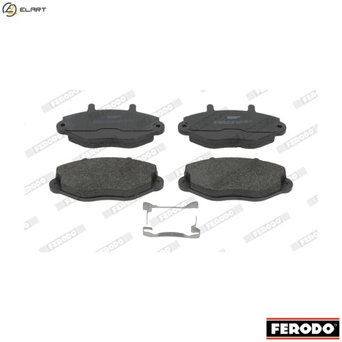 Brake pad set - pad,