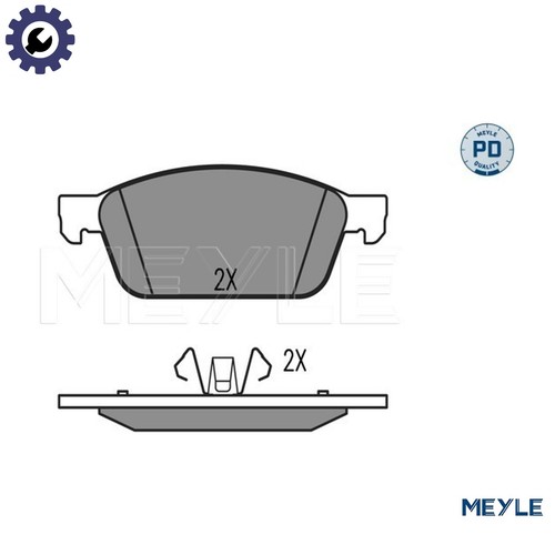 Brake pad set - set, 025