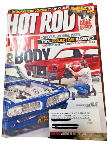 Hot rod magazine april 2007 - magazine,