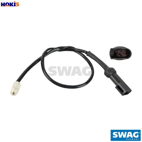 Warning contact brake pad wear - contact,
