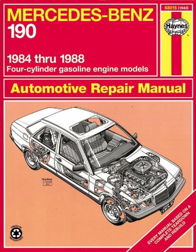 Mercedes benz 190 1984 1988 - mercedes-benz, 190,