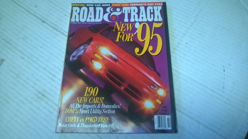 Road track new for 1995 - road, "new