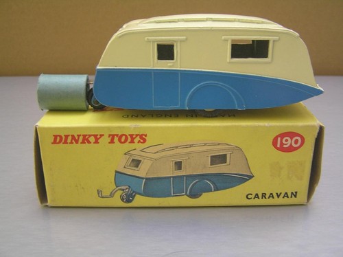 Dinky toys 190 caravan camper - dinky,